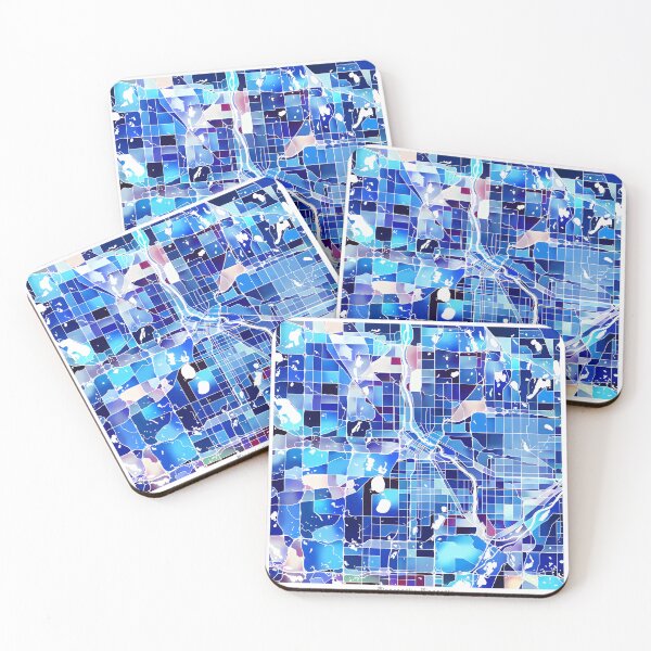 Item preview, Minneapolis Minnesota City Map - Marine Blue designed and sold by StylishStacks.