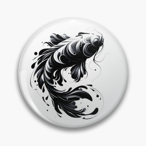 Item preview, KOI FISH MONOCHROME designed and sold by Day Dreamer.