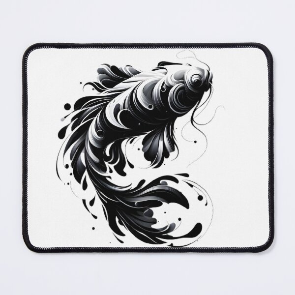 Item preview, KOI FISH MONOCHROME designed and sold by Day Dreamer.