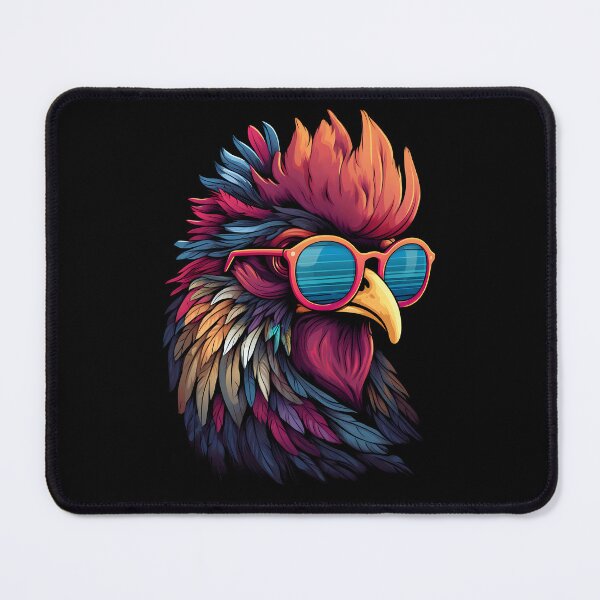 Item preview, Cool rooster with sunglasses designed and sold by DerSenat.