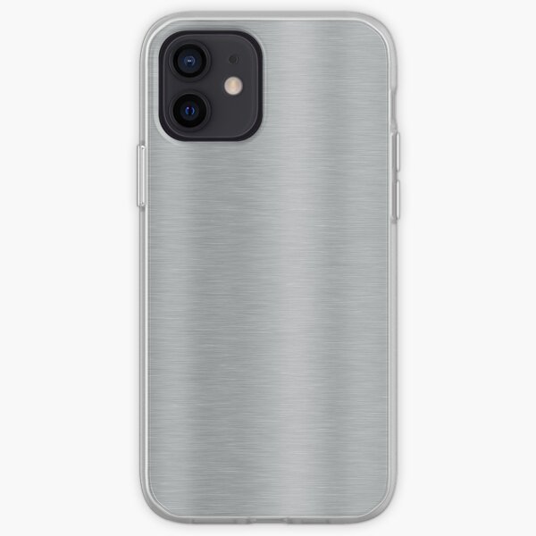 Aluminum Brushed Metal iPhone Soft Case