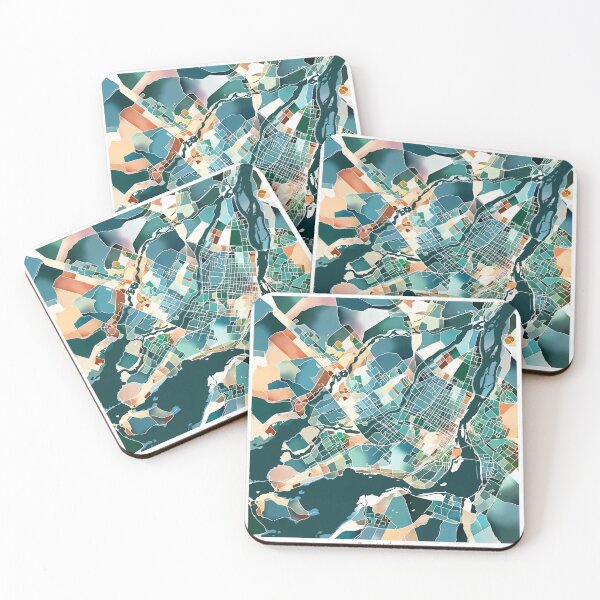 Item preview, Montreal Canada City Map - Lush Green designed and sold by StylishStacks.