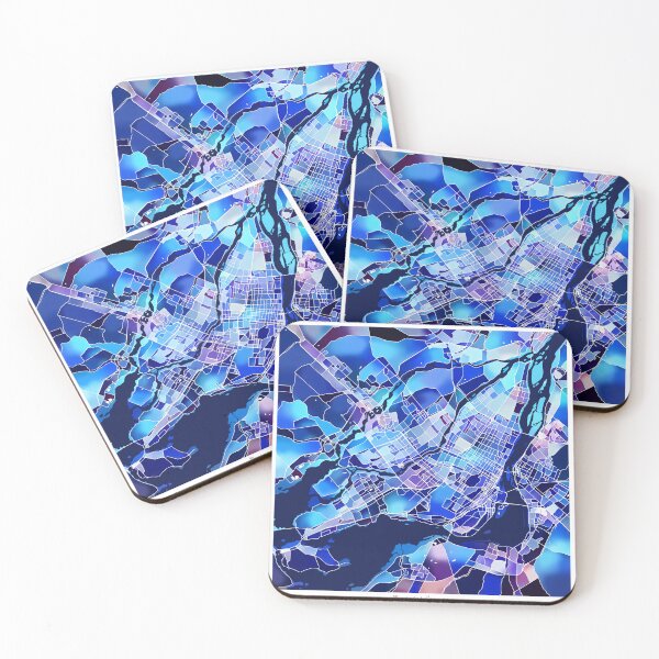Item preview, Montreal Canada City Map - Marine Blue designed and sold by StylishStacks.