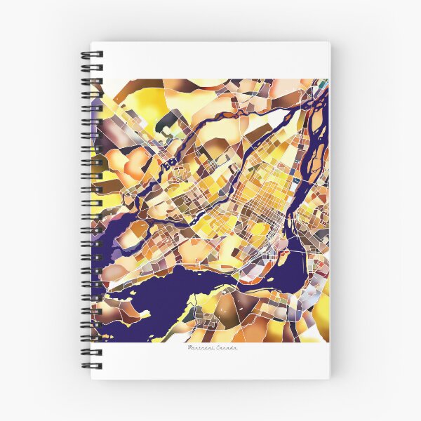 Item preview, Montreal Canada City Map - Golden Yellow designed and sold by StylishStacks.
