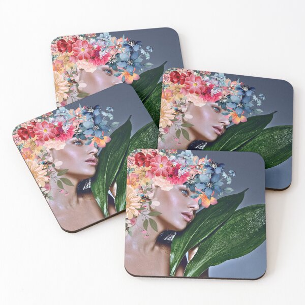 Item preview, Serene Blossom Crown: Nature-Inspired Artwear woman designed and sold by YolyArtdesign.