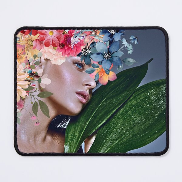 Item preview, Serene Blossom Crown: Nature-Inspired Artwear woman designed and sold by YolyArtdesign.