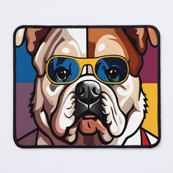 Item preview, Cool Colorful Bulldog Pop Art High Quality designed and sold by CRUCIBLE 2020.