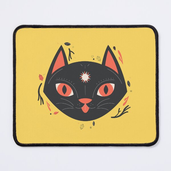 Item preview, Mystical Whiskers: Enchanting Black Cat Collection designed and sold by Wise-Geek.
