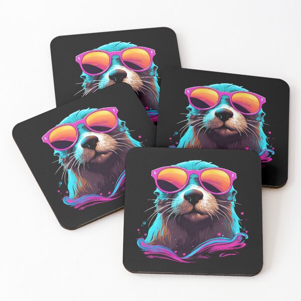 Item preview, Cool otter with sunglasses designed and sold by DerSenat.