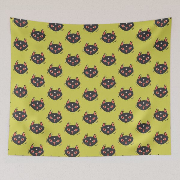 Item preview, Mystical Whiskers: Enchanting Black Cat Collection designed and sold by Wise-Geek.