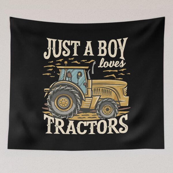 Item preview, Just A Boy Who Loves Tractors Funny tractors designed and sold by InspireSticker.