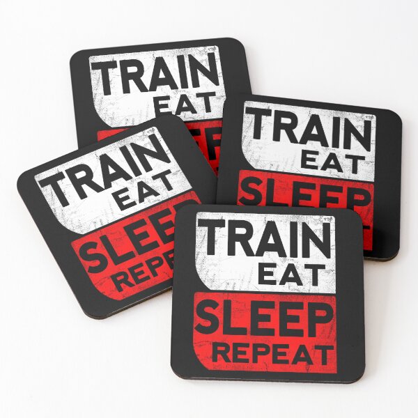Item preview, Train Eat Sleep Repeat designed and sold by NawbuSmart.