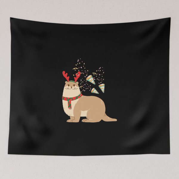Item preview, Birthday Otters designed and sold by ridnaledesigner.