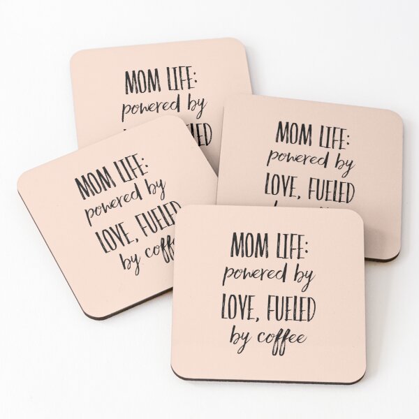 Item preview, Mom life, coffee fueled mum, mum love, cute mothers slogan, aesthetic, minimalist mama slogan  designed and sold by MarJul.