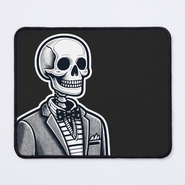 Item preview, Preppy Skeleton with Bow Tie and Suit - Halloween designed and sold by ARTLinesART.