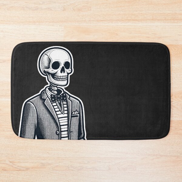 Item preview, Preppy Skeleton with Bow Tie and Suit - Halloween designed and sold by ARTLinesART.