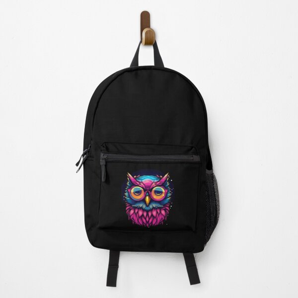 Item preview, Colorful owl with glasses designed and sold by DerSenat.