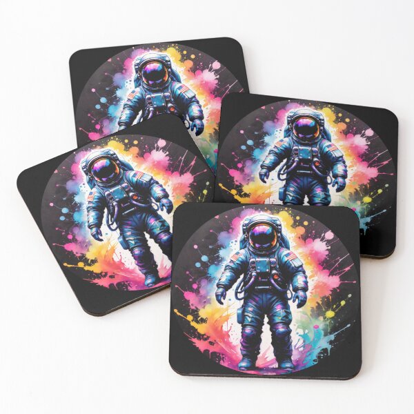 Item preview, Astronaut Paint Splash Artwork  designed and sold by BotunPeony.