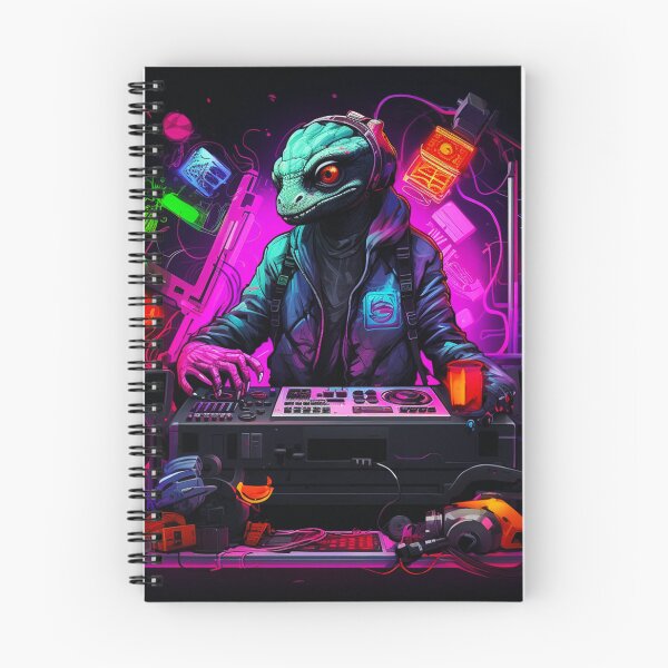 Item preview, Cyber Raptor: The Neon Beatmaster designed and sold by dungeonwarriors.