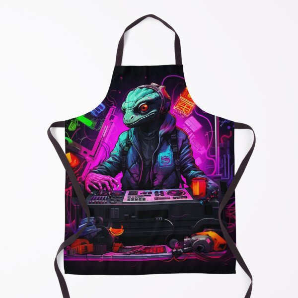Item preview, Cyber Raptor: The Neon Beatmaster designed and sold by dungeonwarriors.