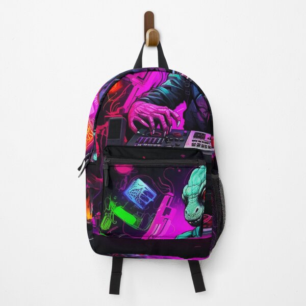 Item preview, Cyber Raptor: The Neon Beatmaster designed and sold by dungeonwarriors.