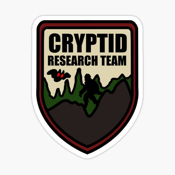 Item preview, cryptid research team designed and sold by elizabethdactyl.