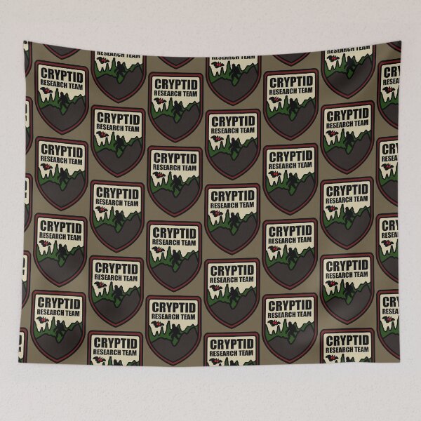 Item preview, cryptid research team designed and sold by elizabethdactyl.