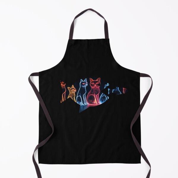 Item preview, Neon Glow Cat designed and sold by SilverlynDraws.