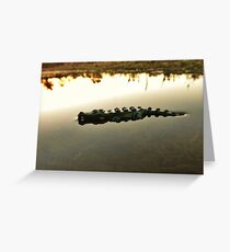 Gator Greeting Card