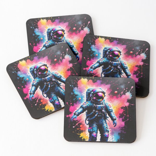 Item preview, Astronaut Paint Splash Artwork  designed and sold by BotunPeony.