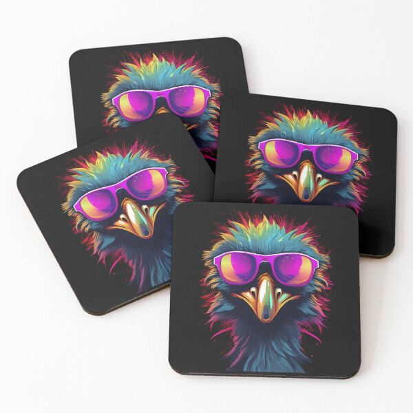 Item preview, Cool emu with sunglasses designed and sold by DerSenat.