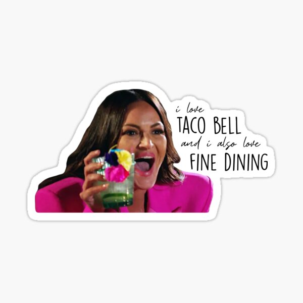 Item preview, i love taco bell and i love fine dining  designed and sold by pnkrose.