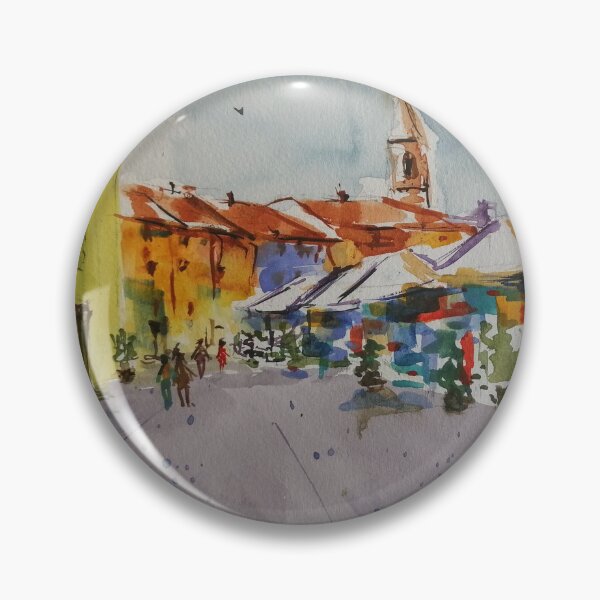 Item preview, Seaside town, Italy landscape - marina designed and sold by DanielaFurini.