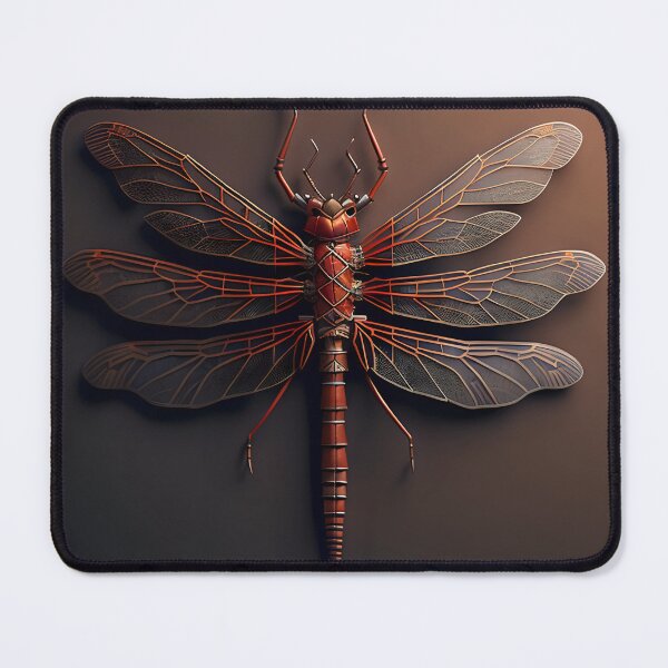 Item preview, Rust-Colored Dragonfly | AI Art designed and sold by marjessas-world.