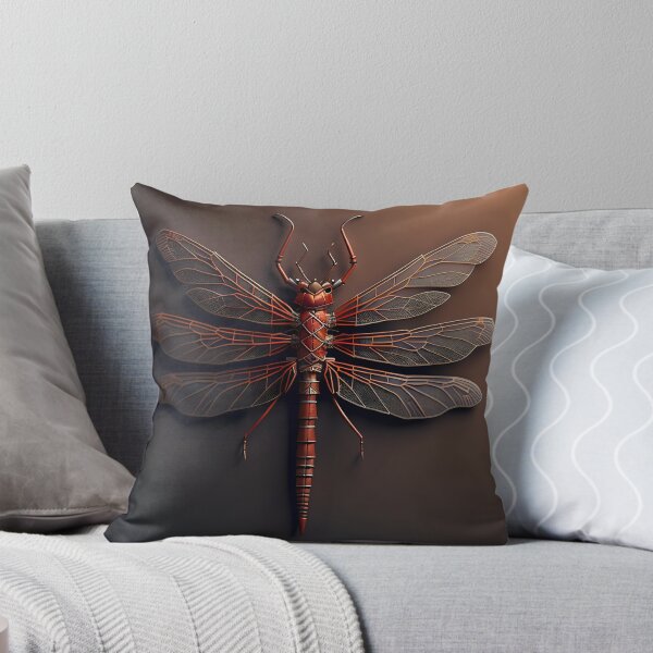 Item preview, Rust-Colored Dragonfly | AI Art designed and sold by marjessas-world.