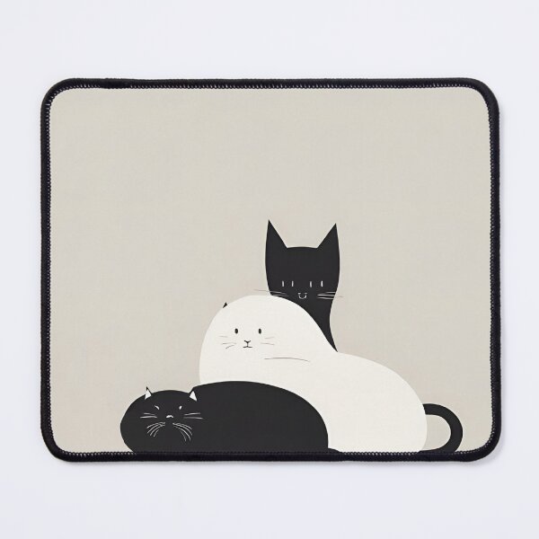 Item preview, The trio cat doodle art designed and sold by Boru-Atisuto.