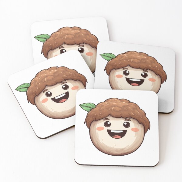 Item preview, Coconut Cute Cartoon style designed and sold by MuteluArtwork.