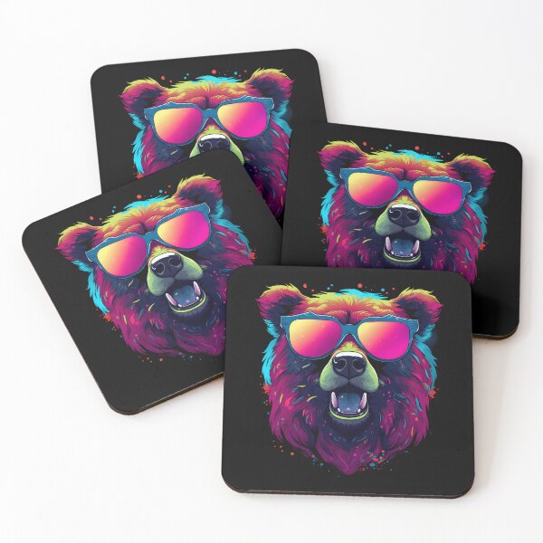 Item preview, Bear, grizzly bear with sunglasses designed and sold by DerSenat.