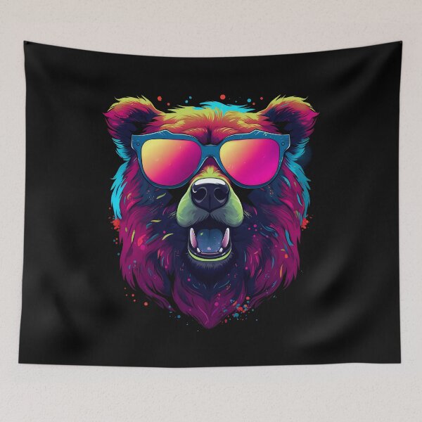 Item preview, Bear, grizzly bear with sunglasses designed and sold by DerSenat.