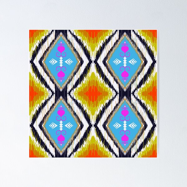 Item preview, Ethnic pattern stripes ikat seamless designed and sold by Aesthetic shapes design.