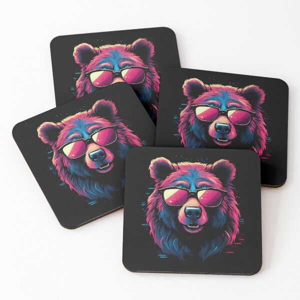 Item preview, Bear, grizzly bear with sunglasses designed and sold by DerSenat.
