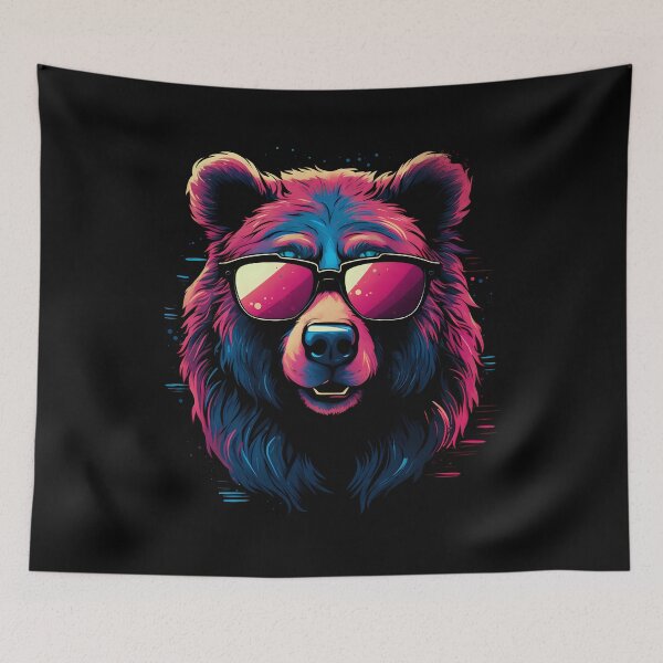 Item preview, Bear, grizzly bear with sunglasses designed and sold by DerSenat.