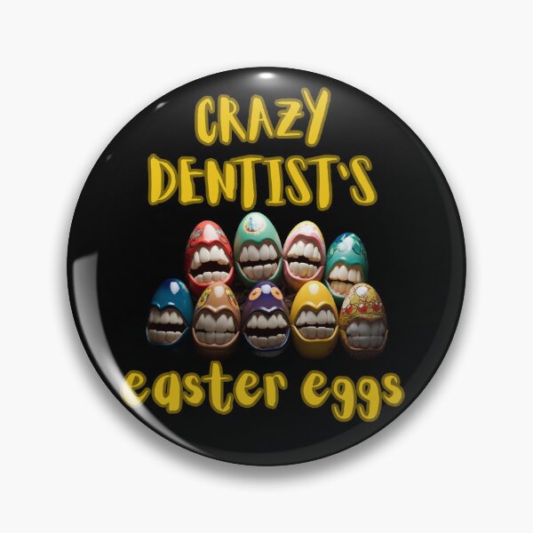 Item preview, Crazy dentist`s Easter eggs  . Funny gift for friends. designed and sold by Krzysztof Siwek.