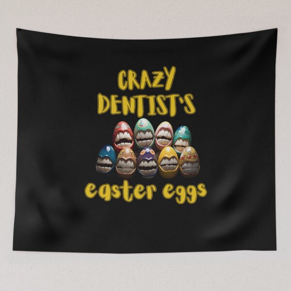 Item preview, Crazy dentist`s Easter eggs  . Funny gift for friends. designed and sold by Krzysztof Siwek.