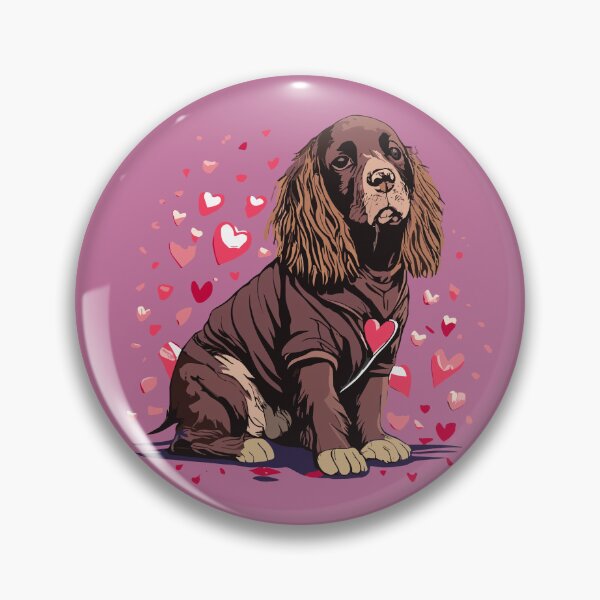 Artikelvorschau, Boykin Love: Valentinstag-Spaniel entworfen und verkauft von VoyteksDesigns.