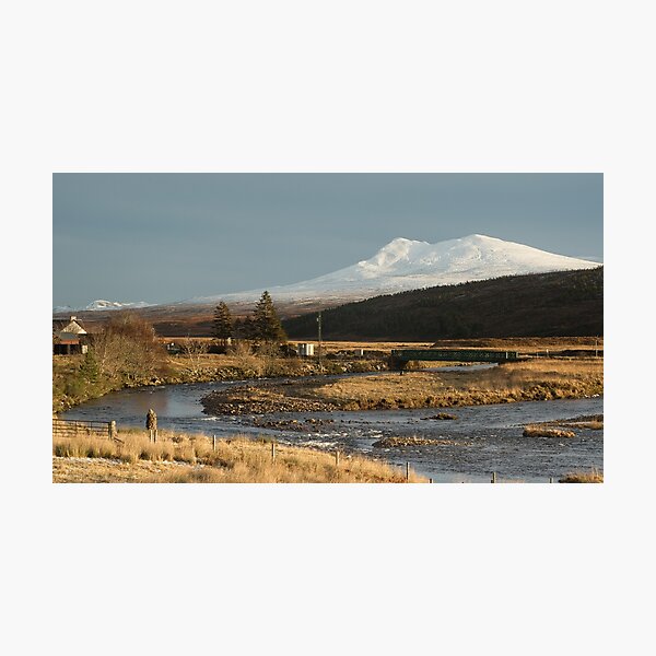 Item preview, Winter evening light and snowy mountains ,Achnasheen ,Highlands designed and sold by Derren Jones.