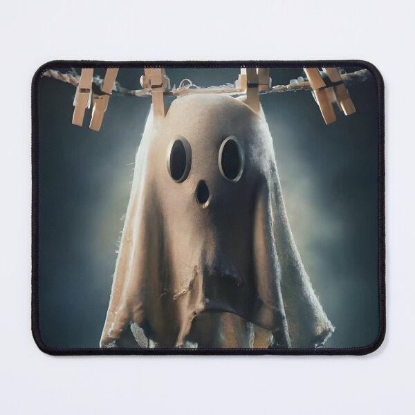 Item preview, Hang a ghost on a clothesline with two wooden pins designed and sold by MalakShams.