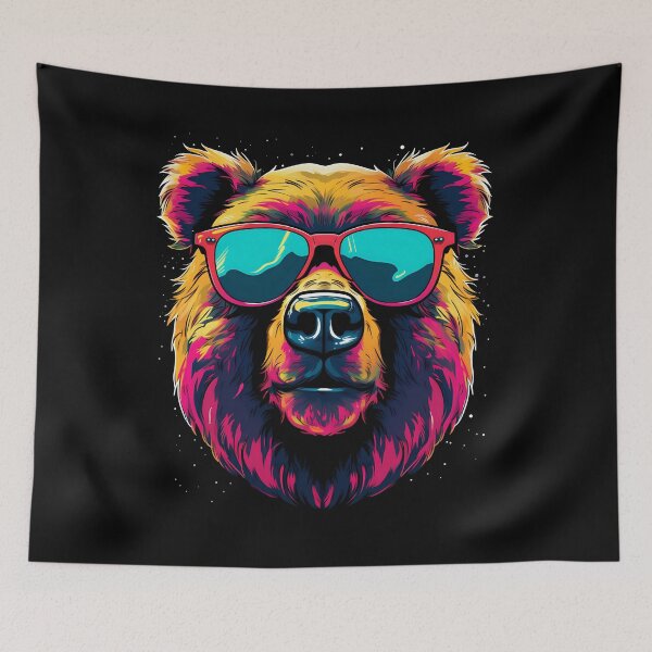 Item preview, Bear, grizzly bear with sunglasses designed and sold by DerSenat.