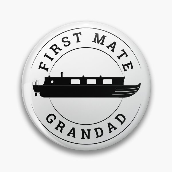 Item preview, First Mate Grandad (bk-bk) designed and sold by canal-arts.