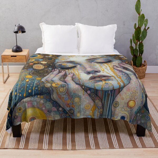 Item preview, Portrait in Klimt style designed and sold by tipitoes.